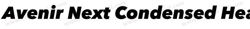 Avenir Next Condensed Heavy字体转换